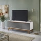 thumbnail image 1 of Mueble TV 55" 3 Puertas 136 cm Blanco/Gris Kappesberg, 1 of 10