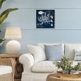 thumbnail image 3 of Stupell Industries Traditional Coral Medley on Blue Black Framed Giclee Art, 12 x 12, by Lanie Loreth, 3 of 8