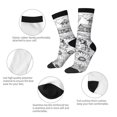 thumbnail image 4 of Honeii Country Farm Scene Print Adult Socks,Crew Socks,Casual Calf Socks,Daily Wear Socks for Men & Women, Perfect for Sports, Casual and Everyday Use, 4 of 6