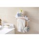 thumbnail image 5 of Toallero montado en la pared, colgador de uñas gratuito, organizador, accesorio de baño para el hogar, 5 of 7