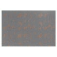 thumbnail image 1 of Set De Table Imprimé En Poly-Lin Leave Gris - Lot De 12, 1 of 3