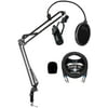 MXL BCD-1 Dynamic Microphone Bundle with Blucoil Boom Arm and 10' XLR Cable