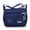 Blue, variant on Multi-pocket crossbody bag for women, nylon, shoulder messenger travel handbag with adjustable strap