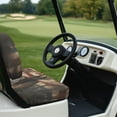thumbnail image 3 of Garronmavis Eagle American Flag Golf Cart Seat Covers Four Seasons Sun Interior Protector Universal Fit All Brand Breathable Air Golf Cart Replacement Seat Cover, 3 of 6