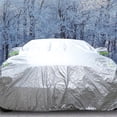 thumbnail image 5 of CheroCar Car Cover SUV Protection Cover All Weather Weatherproof UV Sun Protection Snow Dust Storm Resistant Outdoor Frost Protection for Ford Mustang 2009-2013, Silver, 5 of 11