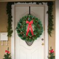 thumbnail image 4 of Retractable over door hook Adjustable Wreath Door Hanger Damage Free Wreaths Hanging Over The Door Hooks Iron Door Hanger for Christmas Wreath Black ANGGREK Otros, 4 of 8