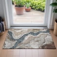 thumbnail image 4 of Dalyn Rugs Machine Washable Indoor/Outdoor Chantille ACN2219 Beige 1'8" x 2'6" Rug, 4 of 7