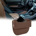 thumbnail image 4 of Lilixerw Car Seat Gap Filler Organizer,Car Seat Organizer,Seat Gap Storage Box with Cup Holders for Drink,Car Leather Cup Holder Gap Bag Front Seat for Phone,Sunglasses,Keys, 4 of 6
