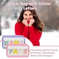 thumbnail image 5 of AOMRCOL Clear Patch Makeup Bag Face Pouch,Personalized Chenille Letter Cosmetic Pouch for Travel,Nylon Waterproof Organizer Travel Essentials Zipper Toiletry Bags for Women Girls (Pink), 5 of 7