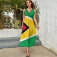 thumbnail image 3 of Guyana Flag Sleeveless Dress Summer Women Clothes Dress for Pregnant Women Dresses, 3 of 9
