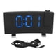 thumbnail image 2 of Reloj despertador con proyección de radio Jadeshay LED Cuerpo negro, 2 of 8