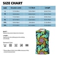 thumbnail image 6 of Bixox Men's Hippie Style Printed Shirt Sleeveless Fitness Tank Top-Medium, 6 of 7