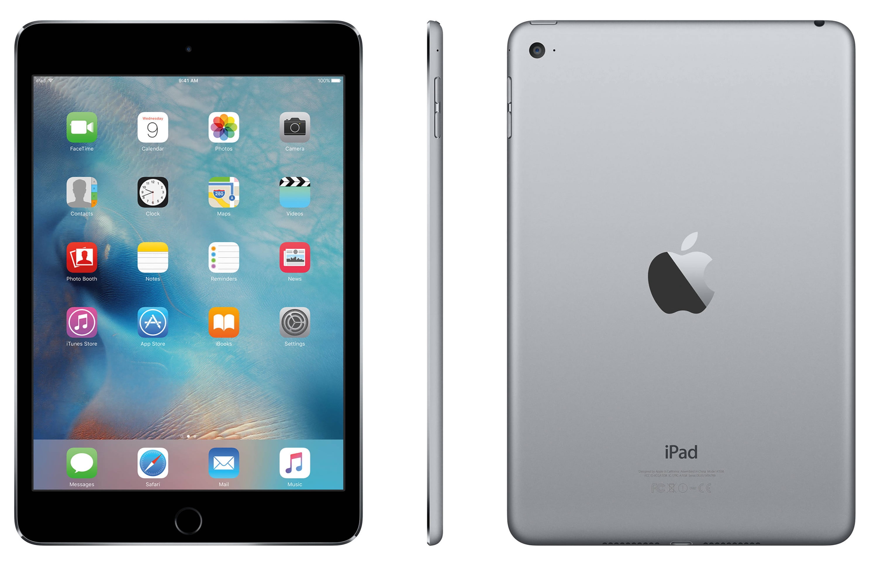 Restored 2015 Apple iPad mini Wi Fi 16 GB Space Gray (4th Generation) (Refurbished)