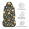 thumbnail image 5 of Fuzoiu Octopuses And Leaves Print Seat Covers Set, Car Seat Covers Front Seats, Car Seat Protector, Car Seat Cushion, Seat Covers Carseat Cover Universal Fit for Most Cars, 5 of 7