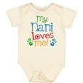 thumbnail image 3 of Inktastic My Nani Grandma Loves Me Boys or Girls Baby Bodysuit, 3 of 5