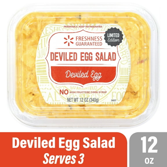 Freshness Guaranteed Premium Ready-to-Serve Deviled Egg Salad, 12 oz Small Tub (Refrigerated)