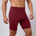 thumbnail image 2 of Gyexs Mens Cycling Shorts - Gym Shorts Men, Workout Gym Shorts for Basketball Hiking 9 Inch Inseam Wine, Size XL, 2 of 5