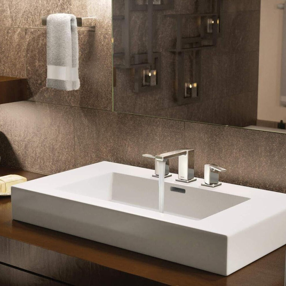 Moen Ts6721 90 Degree 1.2 GPM Widespread Bathroom Faucet - Chrome