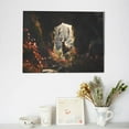 thumbnail image 6 of Logiee Enchanted Deer In Cave Print Canvas Wall Art,Canvas Picture Prints with Frame, Wall Art Decorative,Canvas Decorative,Suitable for Living Room Bedroom Office Room 30x40, 6 of 6