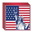 thumbnail image 2 of HomeDM Clearance!American Flag Patriotic Party Plates and Napkins Forks Supplies, Disposable Tableware Paper Set for Veterans Day, Election Day, 4th of July, Independence Day Decorations, 2 of 2