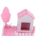 thumbnail image 3 of Cama para Hamster Sunnimix 3 en 1 con escalera Patio de juegos Ejercicio Rosado, 3 of 8