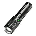 thumbnail image 1 of Rechargeable Zoom Flashlight, High Brightness Mini Hand Light With Type-C Charging, Aluminum Alloy Body And Adjustable Focus For Outdoor, Hiking, Home Use, 1 of 9