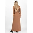 thumbnail image 4 of Maternity and Nursing Maxi Faux Wrap Dress with Adjustable Belt, 4 of 4