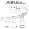 thumbnail image 3 of Cortina de techo JIHXYER, flexible y doblable, PVC blanco de 3 m, 3 of 7