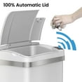 thumbnail image 3 of iTouchless Automatic Touchless Sensor Trash Can with Odor Filter and Fragrance – 4 Gallon - White, 3 of 7
