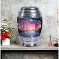thumbnail image 5 of Magical Moonlit Forest Cremation Urns For Men - Ash Urns For Women - Large Urns For Human Ashes Adult Male - Urns For Human Men - Ashes Urns For Human with Velvet Bag Large, Funeral Urns, 10 Inches, 5 of 5