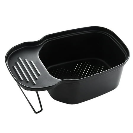 

Sink Strainer Basket Stainless Steel Hanging Kitchen Sink Food Waste Filter Multi-Function Drain Rack Black