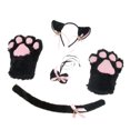 thumbnail image 1 of Pinza para el Pelo con Campana de Gato para Cosplay de Gato con Pajarita de Pata Talla Única, 1 of 8