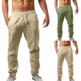 thumbnail image 4 of CHOK Pants For Men Men‘s Pants With Deep Pockets Loose Fit Casual Jogging Trousers For Running Workout Training Basketball Comfort, 4 of 4