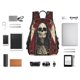 thumbnail image 4 of Fotbe Gothic Skull With Roses Mochila Ligera para Hombres y Mujeres - Duradera y Resistente al Agua, Ideal para Escuela, Trabajo, Viajes y Uso Diario, 4 of 7
