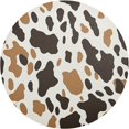 thumbnail image 2 of Coolnut Round Braided Placemats Set of 4,Cow Print Washable Dining Table Durable PVC 15 Inch Non-Slip Heat Resistant Place Mats for Table Decor Home Decor, 2 of 7