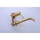 thumbnail image 5 of Brass Bathroom Sink Faucet, Wall Mounted, Brushed Gold, 5 of 5