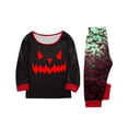 thumbnail image 5 of Racifhz Family Matching Pajamas Set Halloween Printed Loungewear Cozy Long Sleeve Top and Pants Holiday Sleepwear for Family Halloween Gifts and Autumn Fall Night Wear, 5 of 6
