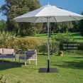thumbnail image 3 of Costway 25" Square Patio Umbrella Base Weighted 42 LBS Outdoor Market Stand Footpads, 3 of 10