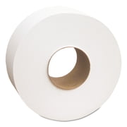 Cascades PRO Select Jumbo Toilet Paper, 1-Ply, White, 3 1/2" x 2000 ft, 12 Rolls/Carton