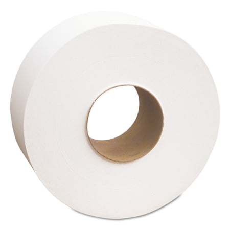 Cascades PRO Select Jumbo Toilet Paper, 1-Ply, White, 3 1/2" x 2000 ft, 12 Rolls/Carton