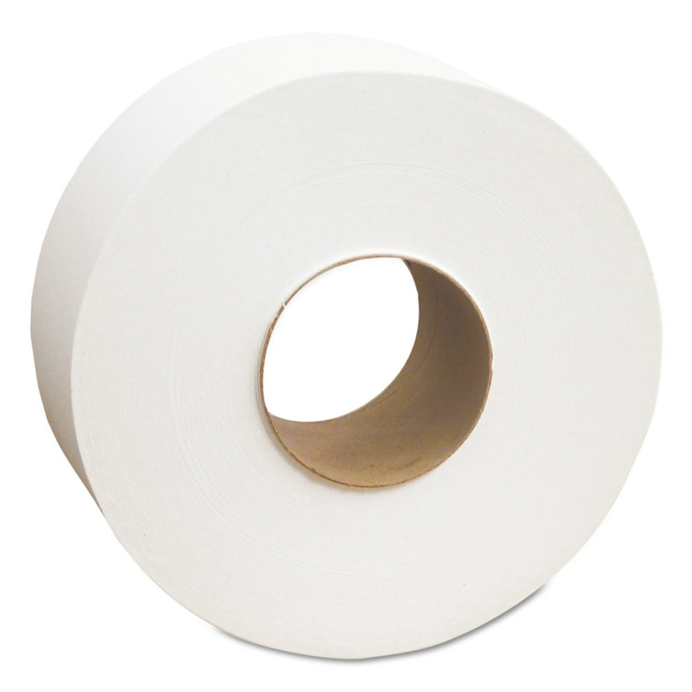 Cascades PRO Select Jumbo Toilet Paper, 1-Ply, White, 3 1/2