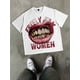 thumbnail image 1 of Men's Round Neck Short Sleeve Lip Print Simple T-Shirt, Daily Casual, 1 of 6