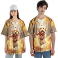 thumbnail image 4 of Welcome Fall Goldendoodle Strolling Through the Autumn Maple Forest All Over Print 3D Baseball Shirt Doodle Dog Lover Gifts Idea Softball Sport - 12012, 4 of 6