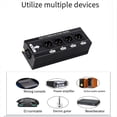 thumbnail image 4 of Distribuidor de Audio XLR Balanceado 6.5TS de 1 Entrada y 4 Salidas. Admite Expansor y Divisor de Audio Digital y Analógico., 4 of 6