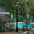 thumbnail image 2 of Imperial Bulb II Solar Post Light with 3" Fitter - Black, 2 of 10