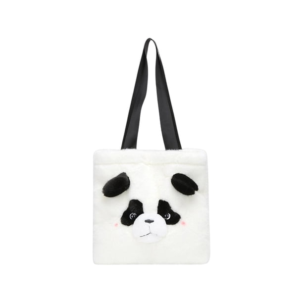 Bolsos para Niñas Bolso de Panda de Terciopelo Japonés Bolso de Hombro Bolso de Niña Casual Bolso Pequeño para Niños Bolsos Pequeños Multifuncionales Lindos para Regalos