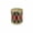 7", variant on MYUNNIL Blow Mold Stacked Drums Christmas Decoration, 6" Red Green Gold Stacked Christmas Drum Tower Ornament with Holly, Vintage Fade-Resistant Durable Decor for Porch Yard Entryway