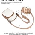 thumbnail image 5 of Small Crossbody Bags for Women Designer Zip Cell Phone Purse Shoulder Handbags Wallet with Card Slots, 5 of 5