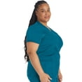 thumbnail image 7 of Dickies Balance Scrubs Top For Women V-Neck With Rib Knit Panels DK870, 7 of 7