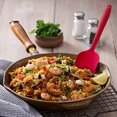thumbnail image 3 of 3pcs Silicone Spatula Ergonomic Handle High Heat-Resistant Spatulas Non-Stick Rubber Spatulas Kitchen Tools, 3 of 8